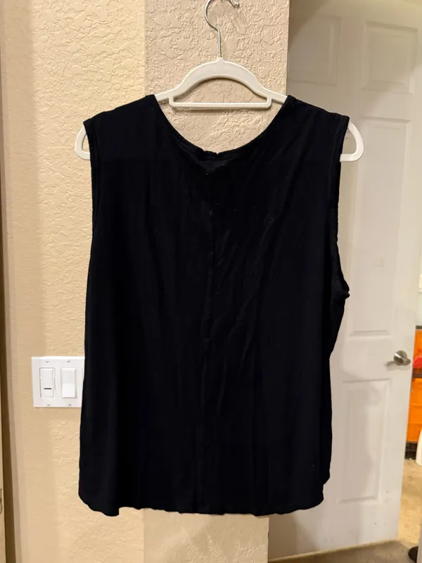 Old Navy Black Try Anything Once Tank Top XXL - Image 3