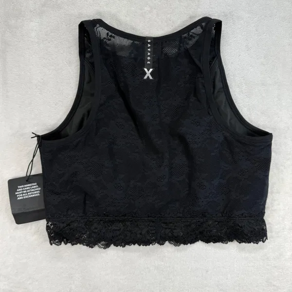 Savage X Fenty Sport Lace Tank Top Sleeveless Activewear Sz Large‎ - Image 9