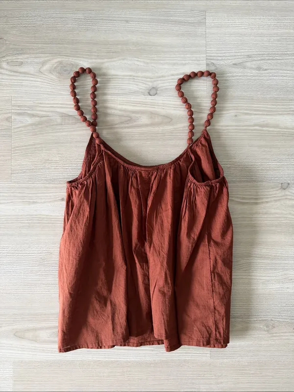 A New Day Rustic Red Spaghetti Strap Tank Top - Image 3