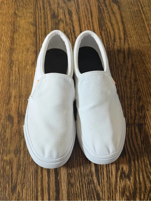 Nike Court Royale AC Slip White Canvas Women's Shoes Size 9 BQ9138-100 - Image 2