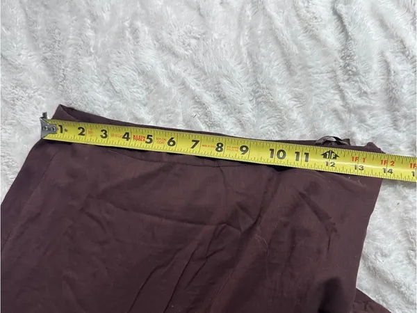 Wet Seal Brown Sequin Tiered Midi Skirt Boho Festival Y2K Size Small - Image 5