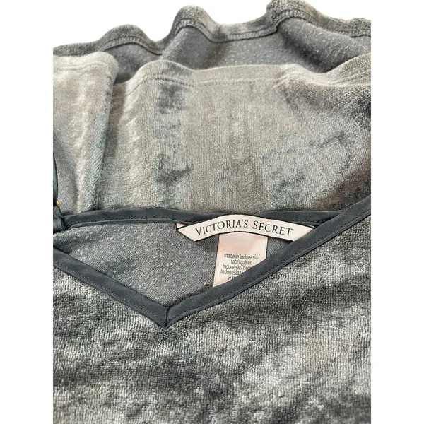 Victoria’s Secret S Velour Terry Cloth Tank Top Spaghetti Strap Soft Lounge Y2K - Image 5