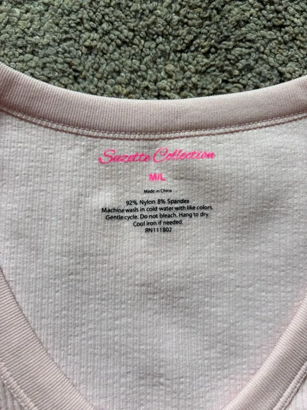 Suzette Collection pink crop top - Image 3