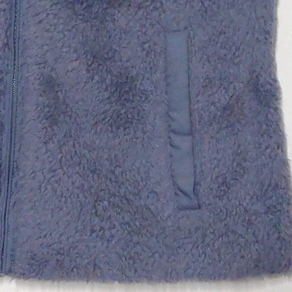 Patagonia Womens Los Gatos Fleece Vest Blue Full Zip Pockets Mock Neck S - Image 4
