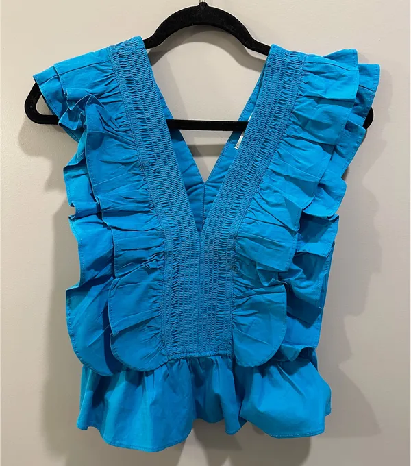 The Pants Store Ruffle Detail Sleeveless Top - Image 2