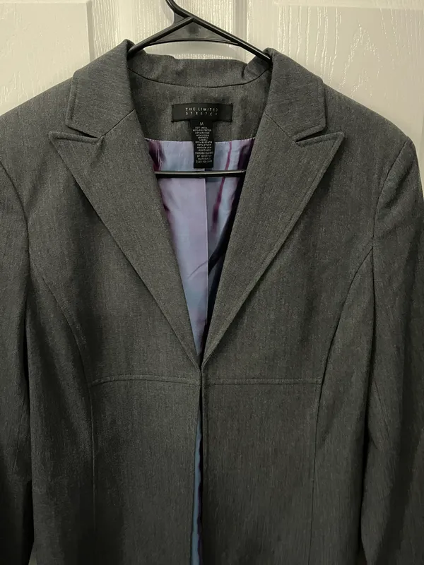stretch gray size medium blazer - Image 3