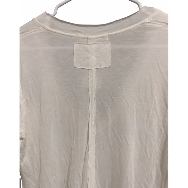Free People We the Free Fresh & Clean Long Sleeve Top Ivory‎ Women's Size Small - Image 4