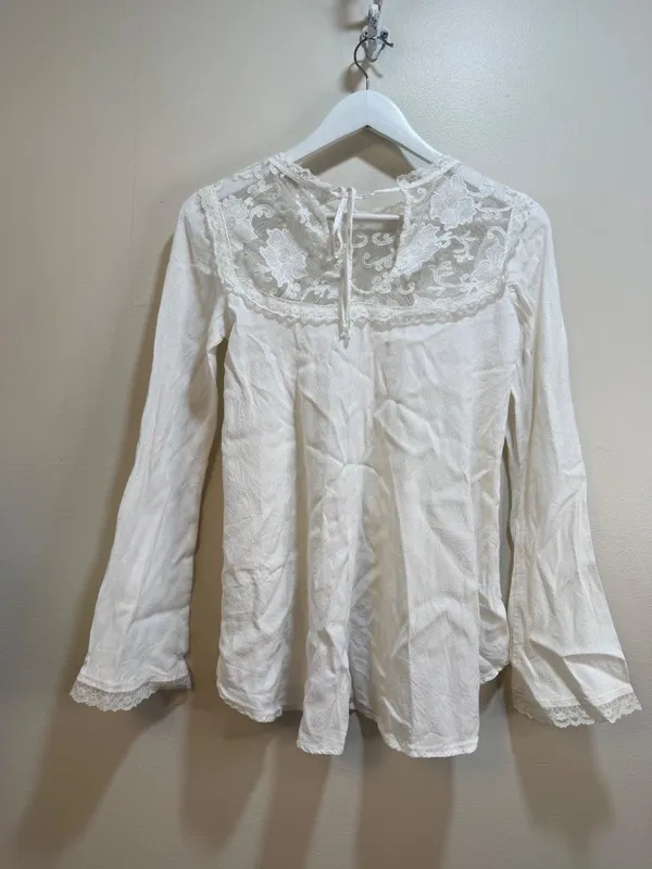 Romantic Poetic Flowy Lacey Flowy Dainty Feminine Flirty White For love and Lemo - Image 5