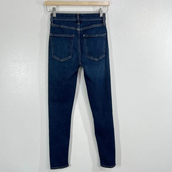 Agolde Sophie Pentacle Dark Wash High Rise Skinny Ankle Crop Jeans A123-1045‎ - Image 4