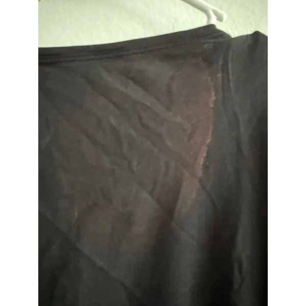 Lululemon Womens Black Oversized Short Sleeve‎ Tee Back Seam Detail Sz 10 - Image 4