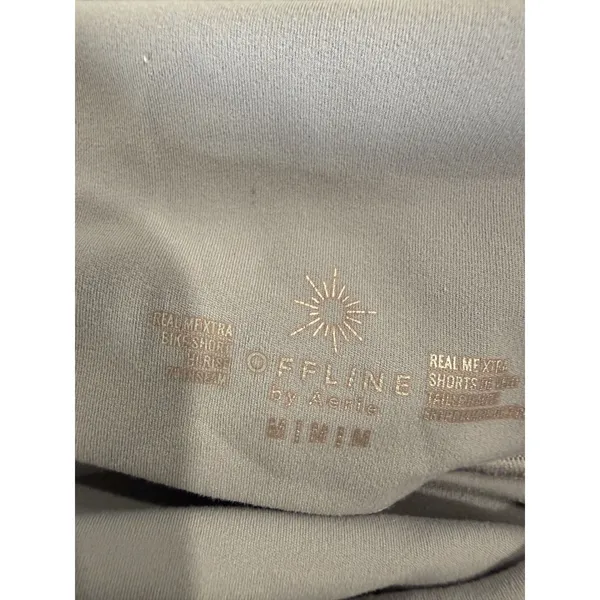 OFFLINE by Aerie Real Me Xtra Bike Shorts Lavender Gray‎ High Rise Dolphin Hem M - Image 4
