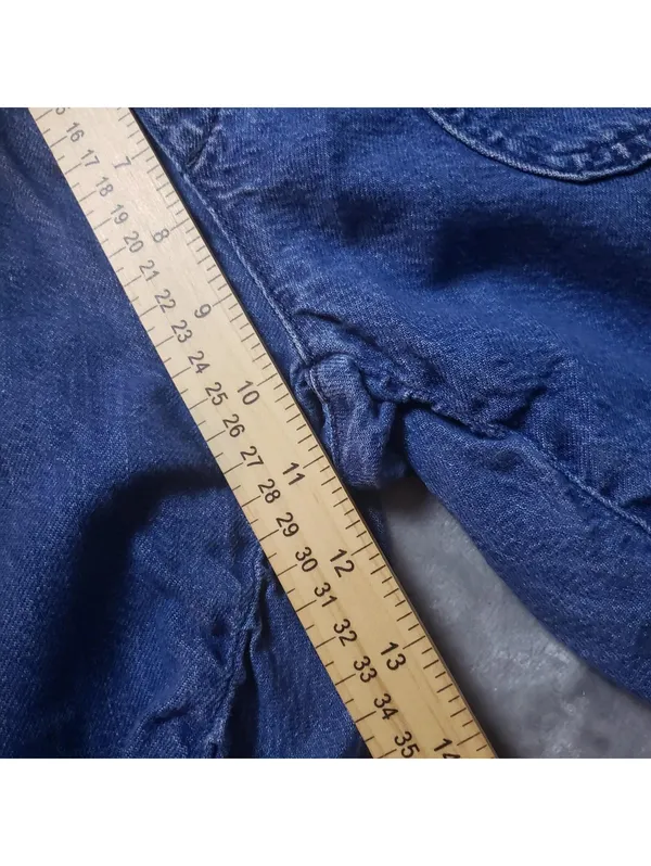 Anthropology Pilcro The Cottage Utility Pants XS Blue Women’s Cargo Drawstring - Image 6