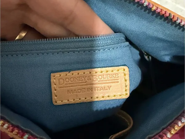 Dooney & Bourke Lindsay Lohan Pink Y2K Charms Bag Multi Color #2 Vintage RARE - Image 10