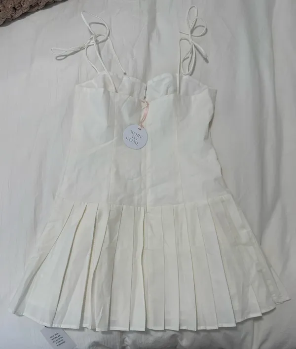 White More To Come Revolve Dress - Image 3
