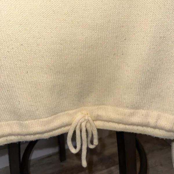 Women’s Quarter Zip Cropped Sweater - Image 2