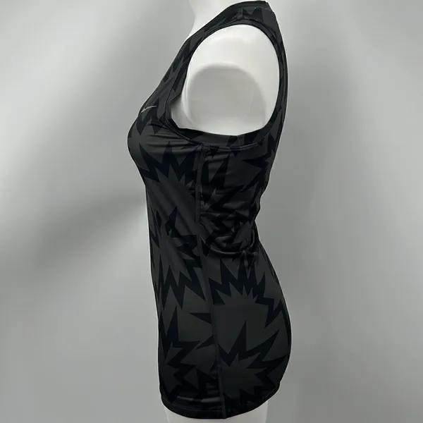 Nike Pro sleeveless black and gray tank size small - Image 3