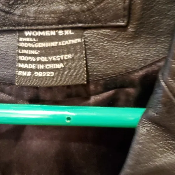 Austin Clothing Co Women's Leather Jacket Size XL - Image 5
