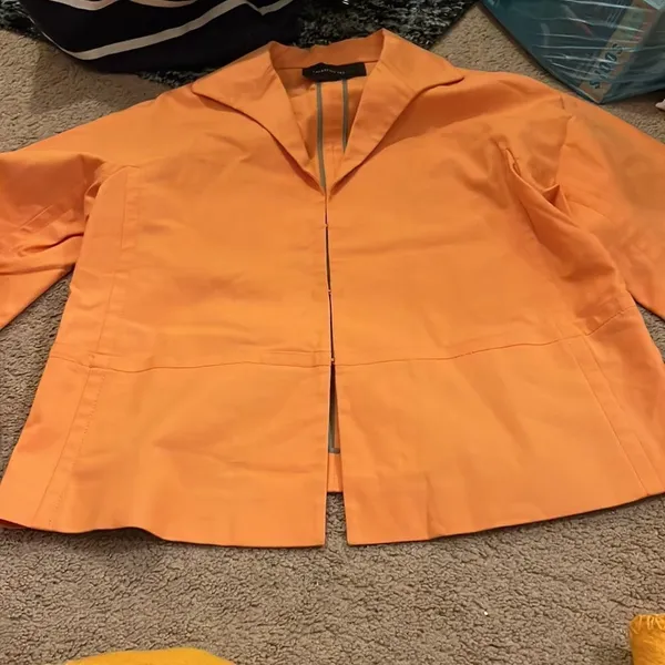 Lafayette 148 orange blazer 2‎ Orange - Image 2