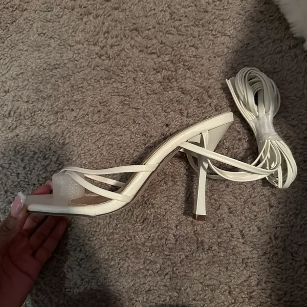 Chase and Chloe Strappy Lace-Up Stiletto Heels - Image 5