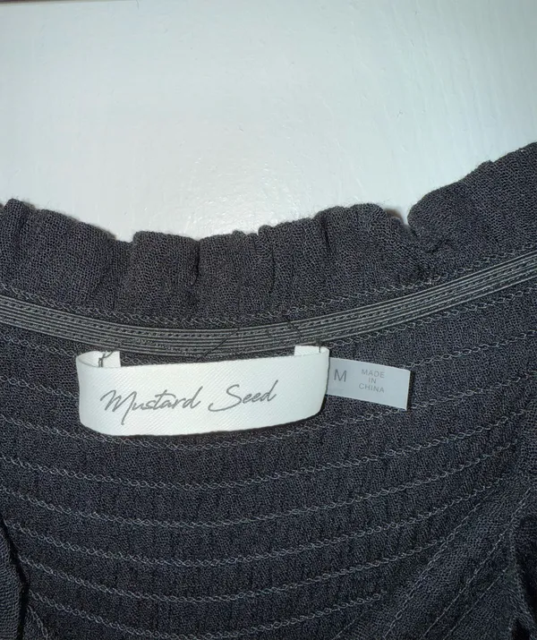 Black Ruffle Skirt Palmetto Moon - Image 3