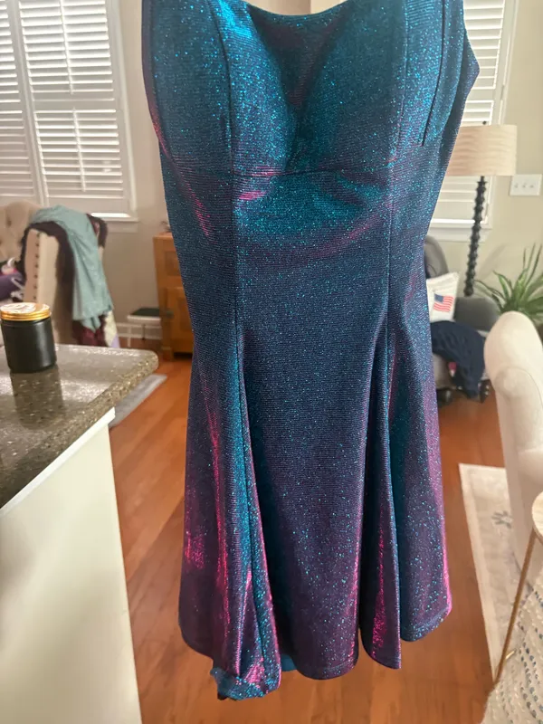 Dear Moon holographic dillards hoco dress - Image 6