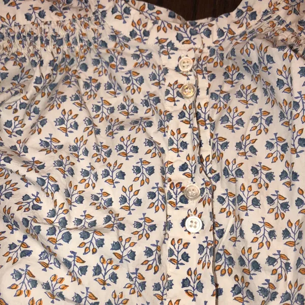 DOEN floral pullover dress size small - Image 7