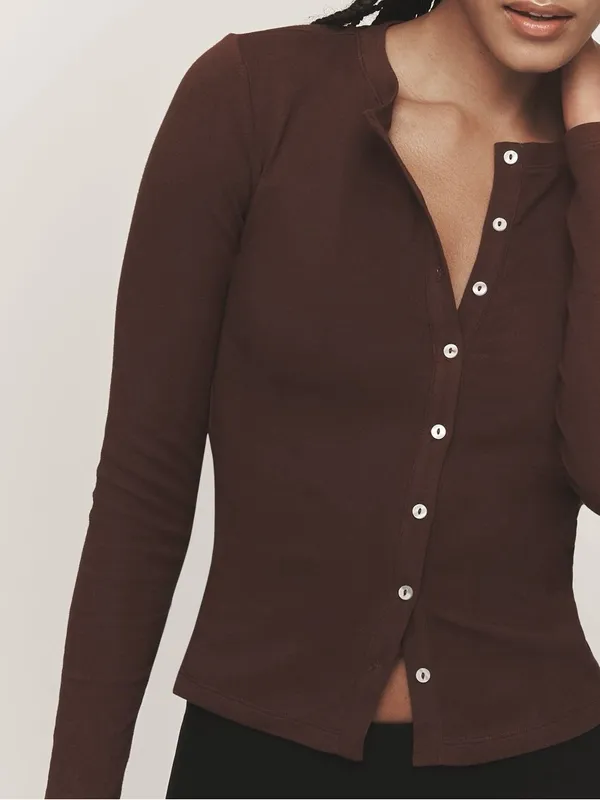Anthropologie Maeve Cotton Blend Fitted Knit Cardigan NWT XS - Image 3