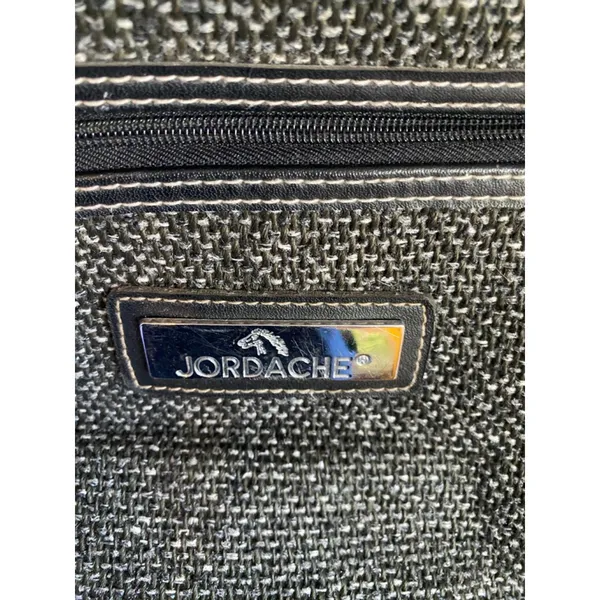 Vintage Jordache Tweed Carry‎ On Travel Bag Old Money Classic Quiet Luxury Tote - Image 4