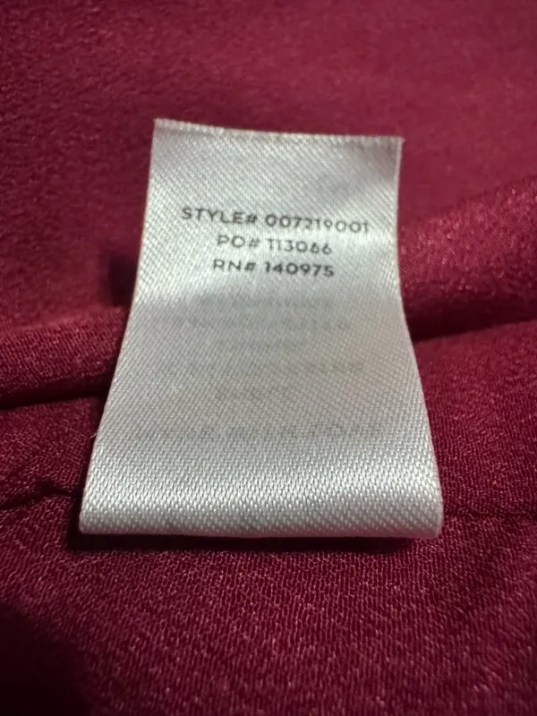 Lulus Dress‎ Lisette One Shoulder Mini Dress Burgundy Red Womens Size Small New - Image 12