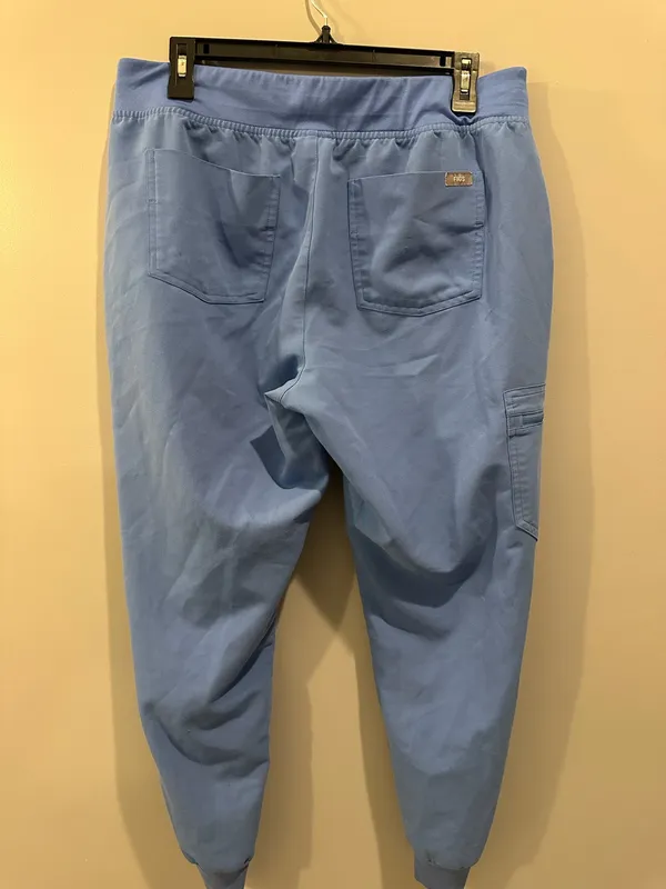 FIGS Zamora Jogger Scrub Pants Ceil Blue - Image 6