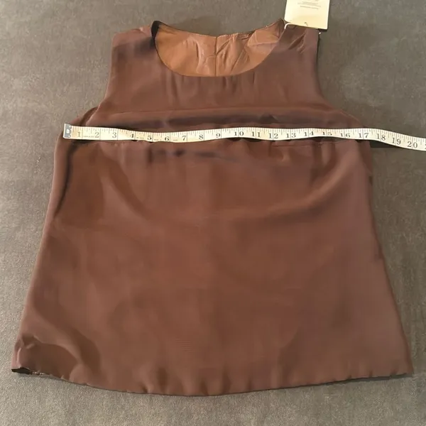 Women’s Brown Chiffon Lapel Jacket 3 Piece Formal Wedding Party Pant Suit Size 4 - Image 10