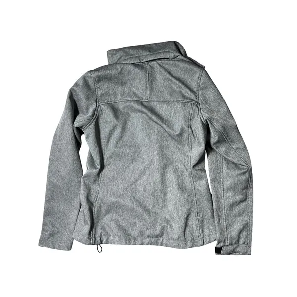 Columbia Womens Medium Softshell‎ Jacket Gray Full Zip Pockets Outdoors Active - Image 7