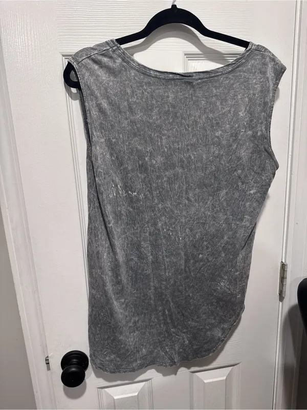 American Age Elephant Graphic Mineral Wash Tank Top Size Medium Boho Festival - Image 6