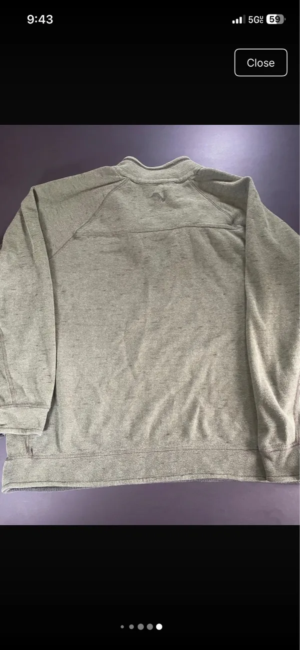 Tommy Bahama Quarter-Zip Pullover XL - Image 5