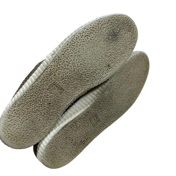 Frye Melanie Tan Perforated Leather Slip On Sneakers Shoes‎ Womens 8M 71288 - Image 6