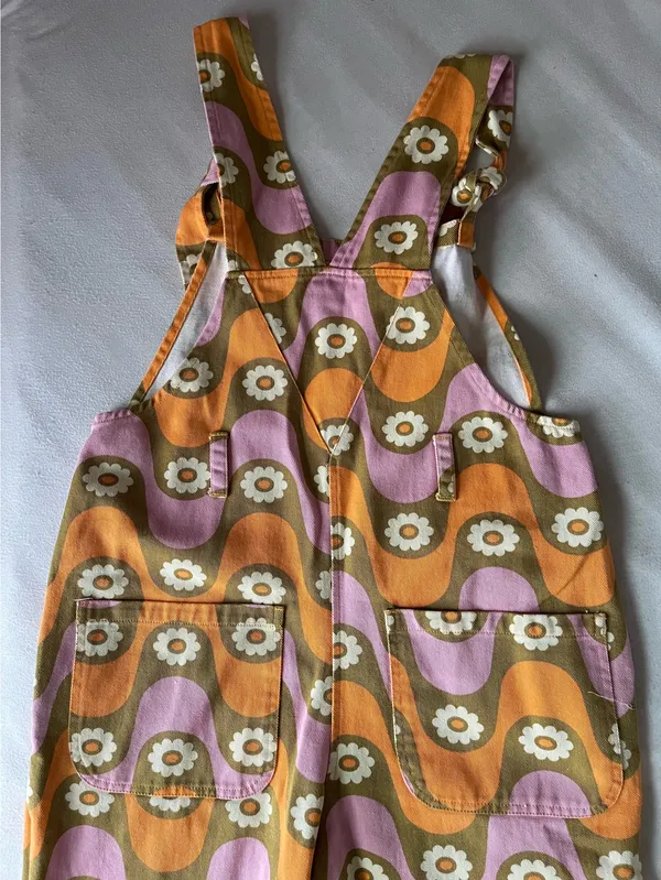 Lucy & Yak Groovy Printed Overalls - Image 7