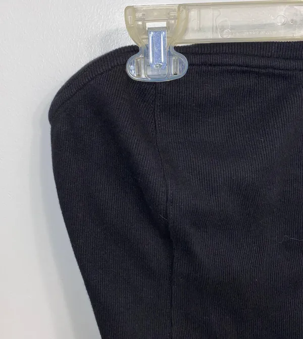 Anthropologie NWT $38 Black Classic Pullover Strapless Cotton Tube Top XL - Image 10