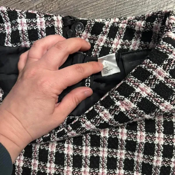 h&m‎ plaid skirt Size 2 - Image 2