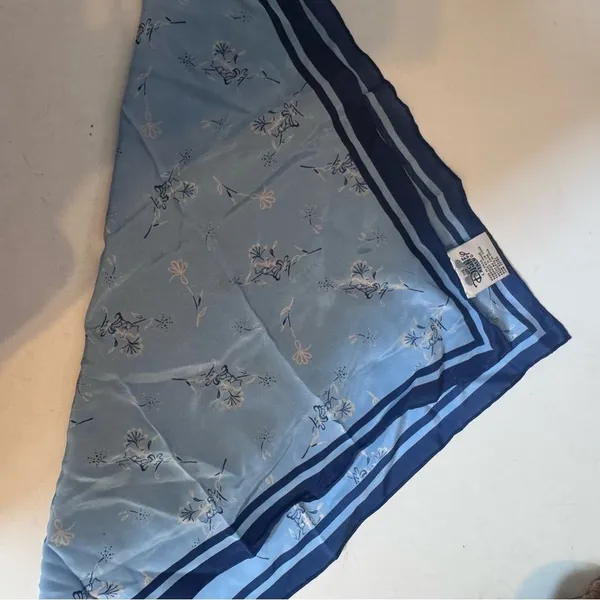 Disney Floral Scarf in Soft Blue - Image 2