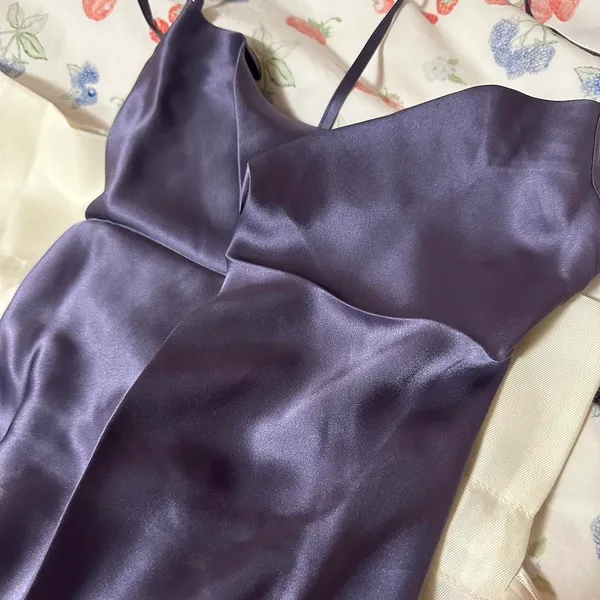 Reformation Lilac Purple Silk Midi Dress - Image 5