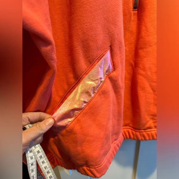 NWT Free People Movement Away We Go Half Zip in Hibiscus $128 MSRP - Image 8