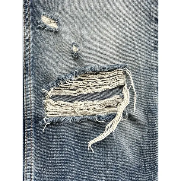We‎ the Free People Dakota Straight Leg Jeans Size 29 Denim Distressed Cigarette - Image 11
