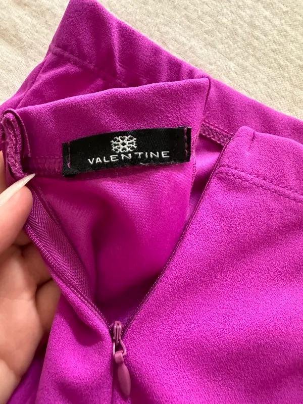 Magenta High Waisted Flare Pants Purple Size XS - Image 4