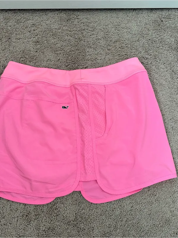 Vineyard Vines Athletic Pink Skort with Pockets Size M - Image 6