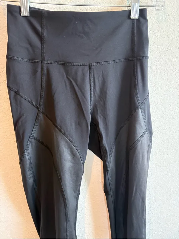 Lululemon Wunder Under High-Rise Tight 28" *Shine Black Size 4 - Image 4