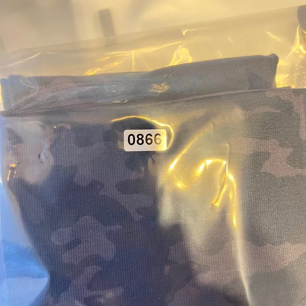 866 | Spanx Look at Me Now Seamless Camo Leggings‎ Black Women Medium - Image 7