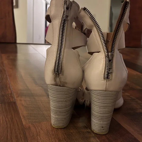Steve madden White Strappy Heeled Sandals - Image 3