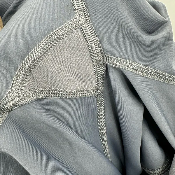 Lululemon Mesh Power Lines Leggings Titanium Dark Chrome Size 6 - Image 9