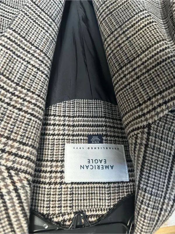 American Eagle Outfitters Plaid Blazer in Brown - Image 5
