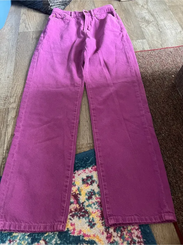 Bdg cowboy jean Women’s High-Rise Straight Leg Jeans — Fuchsia - Image 2